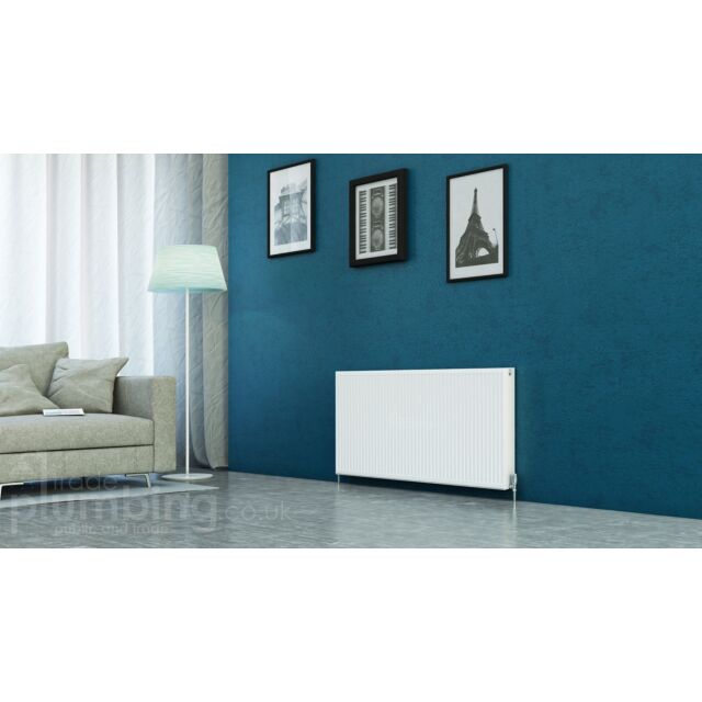 Alt Tag Template: Buy Kartell Kompact Type 21 Double Panel Single Convector Radiator 600mm H x 1400mm W White by Kartell for only £147.90 in Autumn Sale, January Sale, 600mm High Series at Main Website Store, Main Website. Shop Now