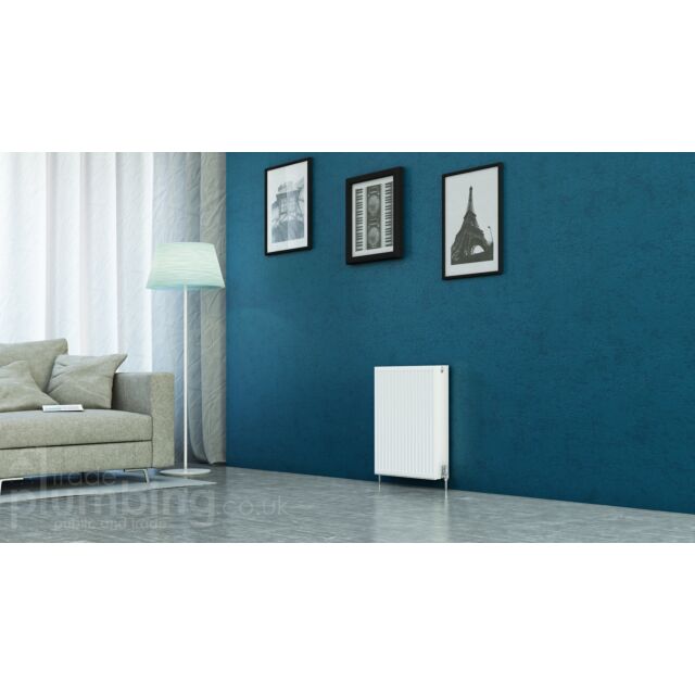 Alt Tag Template: Buy Kartell Kompact Type 22 Double Panel Double Convector Radiator 600mm H x 500mm W White by Kartell for only £95.46 in Autumn Sale, January Sale, Radiators, Panel Radiators, Double Panel Double Convector Radiators Type 22, 600mm High Series at Main Website Store, Main Website. Shop Now