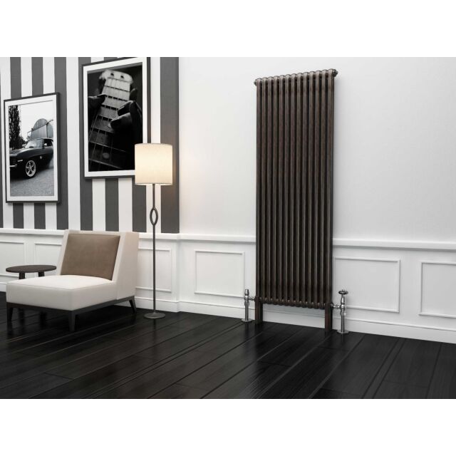 Alt Tag Template: Buy TradeRad Premium Raw Metal Lacquer Vertical 2 Column Radiator 1800mm H x 564mm W by TradeRad for only £423.55 in Radiators, TradeRad, View All Radiators, Column Radiators, TradeRad Radiators, Vertical Column Radiators, TradeRad Premium Vertical Radiators, Raw Metal Vertical Column Radiators, TradeRad Premium White 2 Column Vertical Radiator at Main Website Store, Main Website. Shop Now