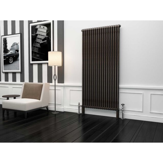 Alt Tag Template: Buy TradeRad Premium Raw Metal Lacquer Vertical 2 Column Radiator 1800mm H x 834mm W by TradeRad for only £635.33 in Radiators, TradeRad, View All Radiators, Column Radiators, TradeRad Radiators, Vertical Column Radiators, TradeRad Premium Vertical Radiators, Raw Metal Vertical Column Radiators, TradeRad Premium White 2 Column Vertical Radiator at Main Website Store, Main Website. Shop Now
