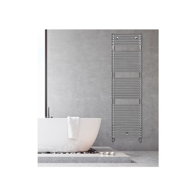 Alt Tag Template: Buy Lazzarini Catania Carbon Steel Designer Heated Towel Rail Chrome 1190mm H x 500mm W Central Heating by Lazzarini for only £313.14 in Lazzarini, 0 to 1500 BTUs Towel Rail at Main Website Store, Main Website. Shop Now
