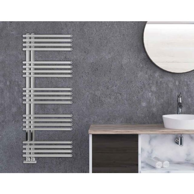 Alt Tag Template: Buy Lazzarini Como Carbon Steel Designer Heated Towel Rail Anthracite 800mm H x 500mm W by Lazzarini for only £248.48 in Lazzarini, 0 to 1500 BTUs Towel Rail at Main Website Store, Main Website. Shop Now