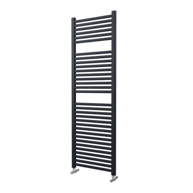 Alt Tag Template: Buy Lazzarini Roma Straight Carbon Steel Designer Heated Towel Rail Anthracite 1512mm H x 500mm W Central Heating by Lazzarini for only £133.94 in Lazzarini, 2500 to 3000 BTUs Towel Rails at Main Website Store, Main Website. Shop Now