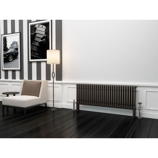 Alt Tag Template: Buy TradeRad Premium Raw Metal Lacquer Horizontal 3 Column Radiator 500mm H x 1284mm W by TradeRad for only £533.12 in Autumn Sale, Radiators, Column Radiators, Horizontal Column Radiators, Raw Metal Horizontal Column Radiators at Main Website Store, Main Website. Shop Now
