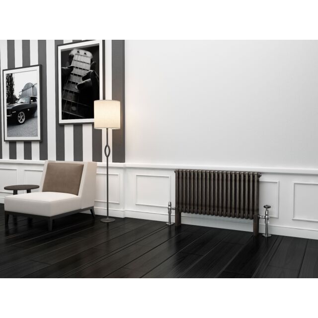 Alt Tag Template: Buy TradeRad Premium Raw Metal Lacquer Horizontal 3 Column Radiator 600mm H x 924mm W by TradeRad for only £369.94 in Autumn Sale, Radiators, Column Radiators, Horizontal Column Radiators, Raw Metal Horizontal Column Radiators at Main Website Store, Main Website. Shop Now