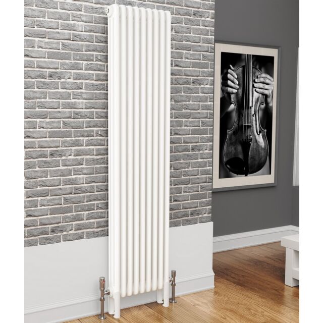 Alt Tag Template: Buy TradeRad Premium White 3 Column Vertical Radiator 1800mm H x 834mm W by TradeRad for only £745.11 in Shop By Brand, Radiators, TradeRad, Column Radiators, TradeRad Radiators, Vertical Column Radiators, TradeRad Premium Vertical Radiators, White Vertical Column Radiators, TradeRad Premium 3 Column White Vertical Radiators at Main Website Store, Main Website. Shop Now