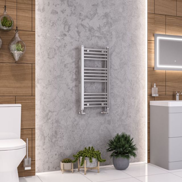Alt Tag Template: Buy Eastbrook Wendover Straight Steel Chrome Heated Towel Rail 800mm H x 400mm W Dual Fuel - Standard by Eastbrook for only £245.25 in Eastbrook Co., Dual Fuel Standard Towel Rails at Main Website Store, Main Website. Shop Now