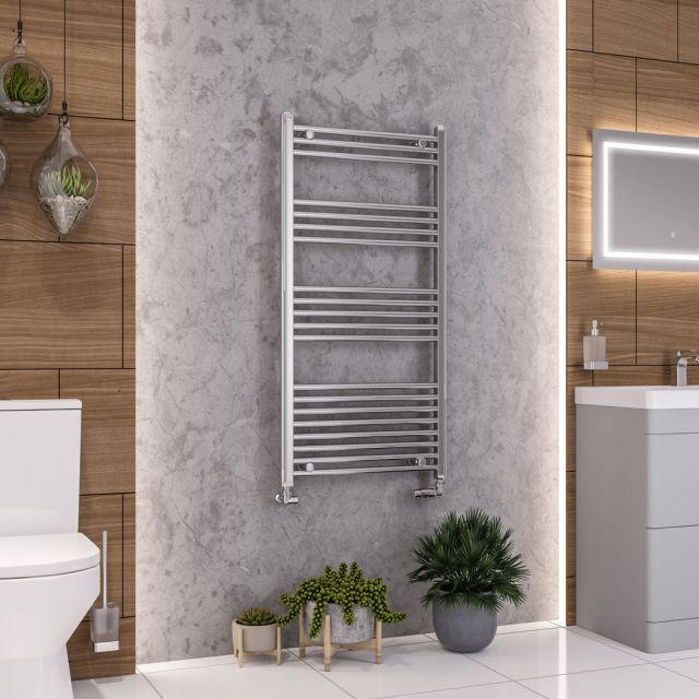 Alt Tag Template: Buy Eastbrook Wendover Straight Steel Chrome Heated Towel Rail 1200mm H x 600mm W Central Heating by Eastbrook for only £181.70 in Eastbrook Co., 0 to 1500 BTUs Towel Rail at Main Website Store, Main Website. Shop Now