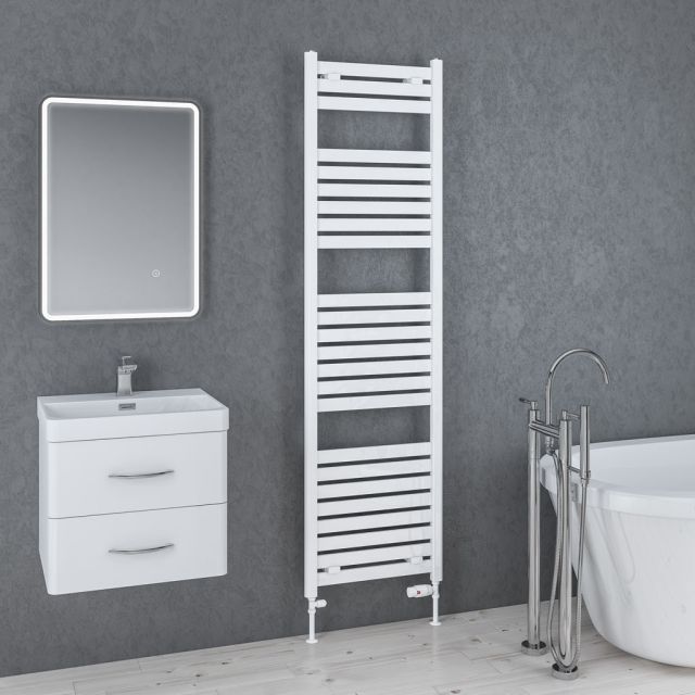 Alt Tag Template: Buy Eastbrook Staverton Steel White Heated Towel Rail 1800mm H x 500mm W Central Heating by Eastbrook for only £299.84 in Eastbrook Co., 2500 to 3000 BTUs Towel Rails at Main Website Store, Main Website. Shop Now