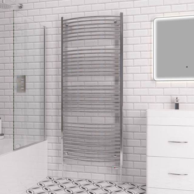 Alt Tag Template: Buy Eastbrook Biava Multirail Steel Chrome Curved Heated Towel Rail 1720mm H x 750mm W Dual Fuel - Standard by Eastbrook for only £538.11 in Eastbrook Co., Dual Fuel Standard Towel Rails at Main Website Store, Main Website. Shop Now
