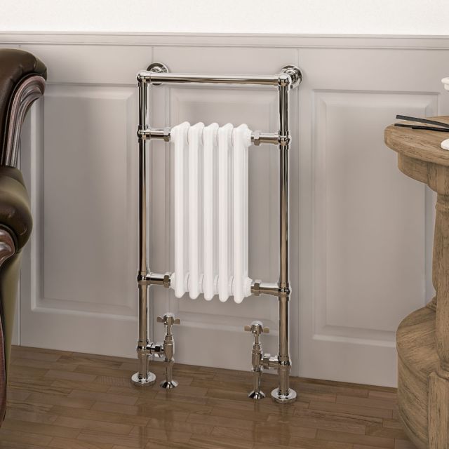 Alt Tag Template: Buy Eastbrook Avon Chrome Traditional Heated Towel Rail 960mm H x 500mm W Electric Only - Thermostatic by Eastbrook for only £471.65 in Traditional Radiators, Eastbrook Co. at Main Website Store, Main Website. Shop Now