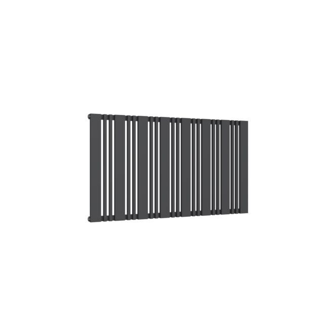 Alt Tag Template: Buy Reina Bonera Steel Anthracite Horizontal Designer Radiator 550mm H x 984mm W Electric Only - Standard by Reina for only £363.56 in Reina Designer Radiators, Electric Standard Radiators Horizontal at Main Website Store, Main Website. Shop Now
