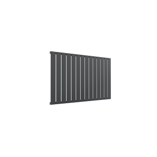 Alt Tag Template: Buy Reina Flat Steel Anthracite Horizontal Designer Radiator 600mm H x 1032mm W Single Panel Dual Fuel - Standard by Reina for only £296.39 in Reina, Reina Designer Radiators, Dual Fuel Standard Horizontal Radiators at Main Website Store, Main Website. Shop Now