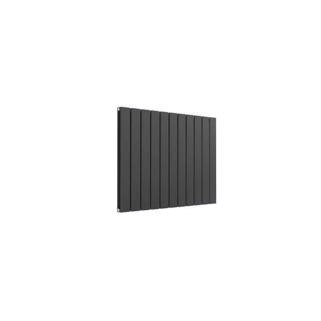 Alt Tag Template: Buy Reina Flat Steel Anthracite Horizontal Designer Radiator 600mm H x 810mm W Double Panel Dual Fuel - Standard by Reina for only £334.03 in Reina, Reina Designer Radiators, Dual Fuel Standard Horizontal Radiators at Main Website Store, Main Website. Shop Now
