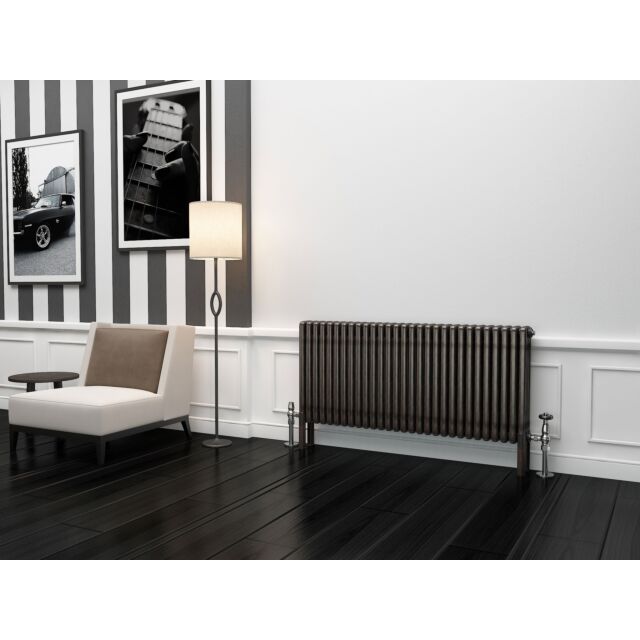 Alt Tag Template: Buy TradeRad Premium Raw Metal Lacquer Horizontal 4 Column Radiator 600mm x 1329mm by TradeRad for only £631.41 in Radiators, Column Radiators, Horizontal Column Radiators, Raw Metal Horizontal Column Radiators at Main Website Store, Main Website. Shop Now