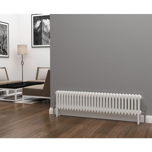 Alt Tag Template: Buy Eastgate Lazarus White 3 Column Horizontal Radiator 600mm H x 1824mm W by Eastgate for only £626.06 in Radiators, Column Radiators, Horizontal Column Radiators, Over 8000 BTUs Radiators, Eastgate Lazarus Designer Column Radiator, White Horizontal Column Radiators at Main Website Store, Main Website. Shop Now