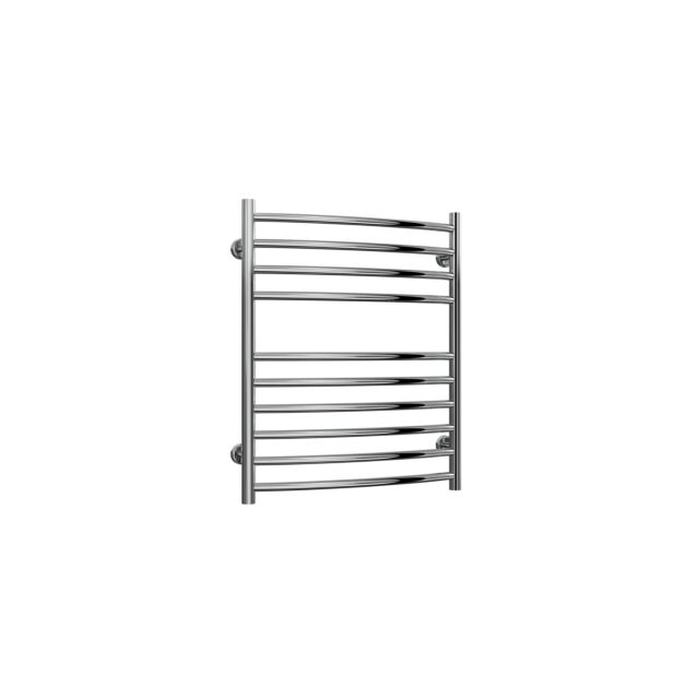 Alt Tag Template: Buy Reina Eos Polished Curved Stainless Steel Heated Towel Rail 720mm H x 600mm W Dual Fuel - Standard by Reina for only £305.76 in Reina, Dual Fuel Standard Towel Rails at Main Website Store, Main Website. Shop Now
