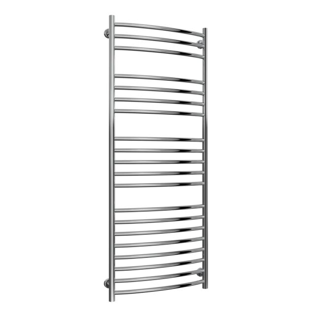 Alt Tag Template: Buy Reina Eos Polished Curved Stainless Steel Heated Towel Rail 1500mm H x 600mm W Dual Fuel - Standard by Reina for only £463.49 in Reina, Dual Fuel Standard Towel Rails at Main Website Store, Main Website. Shop Now