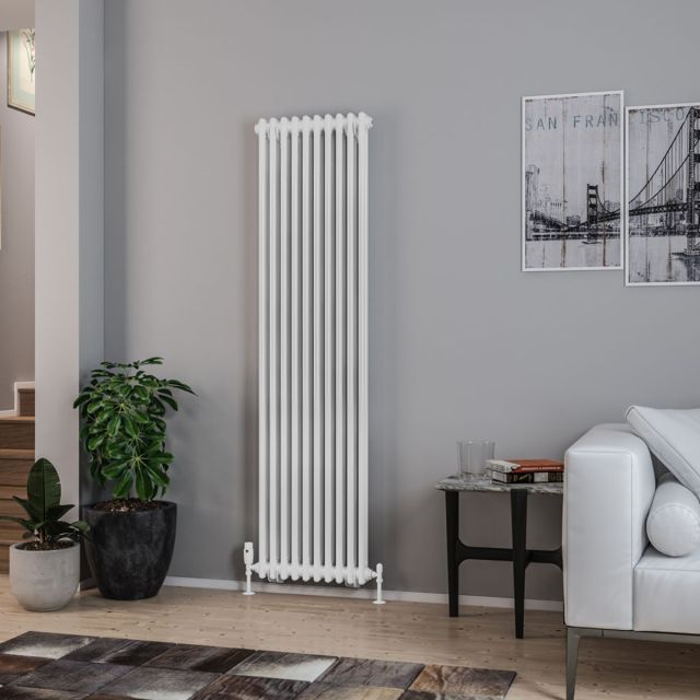 Alt Tag Template: Buy Eastbrook Rivassa Steel White 2 Column Vertical Radiator 1800mm H x 473mm W Central Heating by Eastbrook for only £460.86 in Radiators, Eastbrook Co., Column Radiators, Vertical Column Radiators, 4000 to 4500 BTUs Radiators, White Vertical Column Radiators at Main Website Store, Main Website. Shop Now