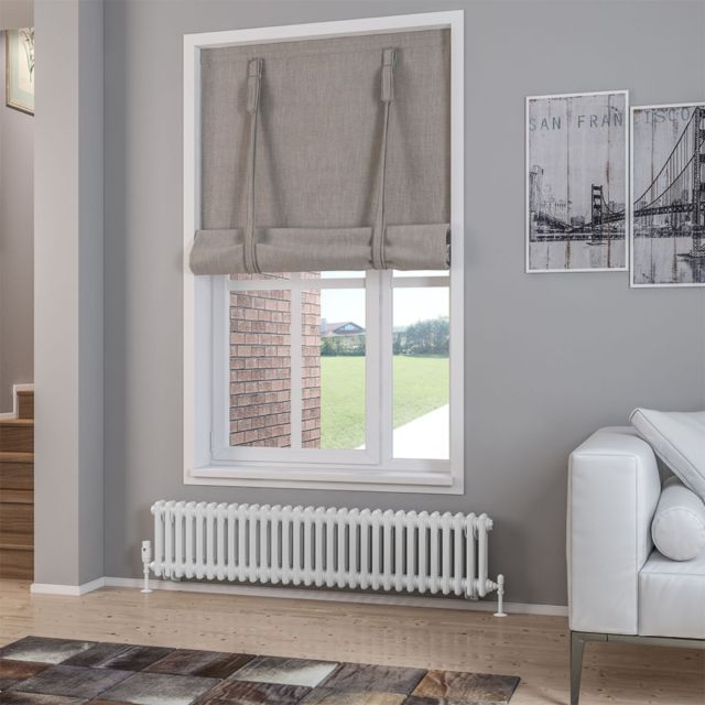 Alt Tag Template: Buy Eastbrook Rivassa Steel White 2 Column Horizontal Radiator 300mm H x 1373mm W Dual Fuel - Standard by Eastbrook for only £706.90 in Radiators, Dual Fuel Radiators, View All Radiators, Eastbrook Co., Dual Fuel Standard Radiators, Eastbrook Co. Radiators, Dual Fuel Standard Horizontal Radiators at Main Website Store, Main Website. Shop Now