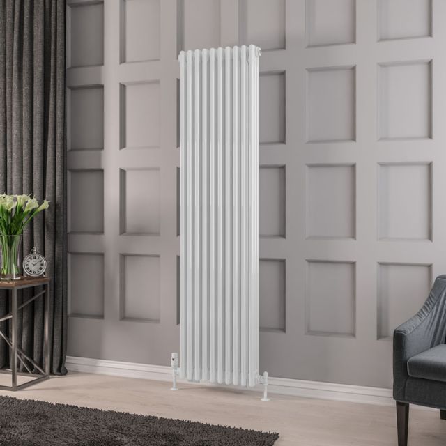 Alt Tag Template: Buy Eastbrook Rivassa Steel White 3 Column Vertical Radiator 1800mm H x 473mm W Central Heating by Eastbrook for only £475.20 in Radiators, Eastbrook Co., Column Radiators, Vertical Column Radiators, 6000 to 7000 BTUs Radiators, White Vertical Column Radiators at Main Website Store, Main Website. Shop Now
