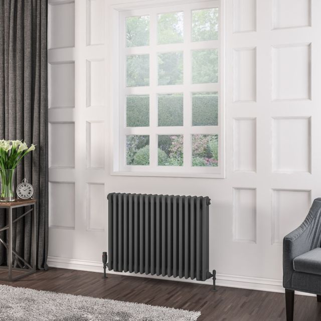 Alt Tag Template: Buy Eastbrook Rivassa Steel Matt Anthracite 3 Column Horizontal Radiator 600mm H x 833mm W Central Heating by Eastbrook for only £464.45 in Radiators, Eastbrook Co., Column Radiators, Horizontal Column Radiators, 3500 to 4000 BTUs Radiators, Anthracite Horizontal Column Radiators at Main Website Store, Main Website. Shop Now