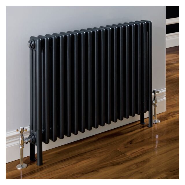 Alt Tag Template: Buy Eastbrook Rivassa 2 column radiator 600mm H x 428mm W Matt Anthracite - Dual Fuel - Thermostatic by Eastbrook for only £396.58 in Radiators, Eastbrook Co., Dual Fuel Thermostatic Radiators at Main Website Store, Main Website. Shop Now