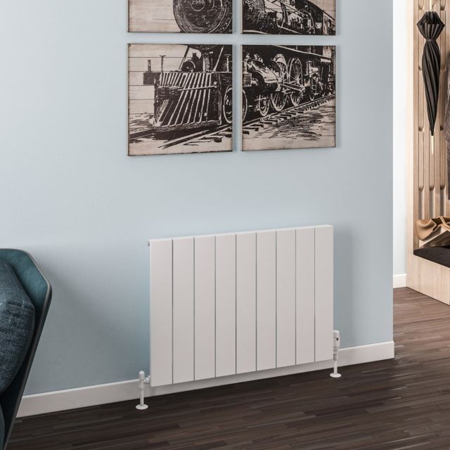 Alt Tag Template: Buy Eastbrook Rosano Matt White Aluminium Horizontal Designer Radiator 600mm H x 850mm W Central Heating by Eastbrook for only £426.30 in Radiators, Aluminium Radiators, Eastbrook Co., Designer Radiators, Horizontal Designer Radiators, 2500 to 3000 BTUs Radiators, White Horizontal Designer Radiators at Main Website Store, Main Website. Shop Now