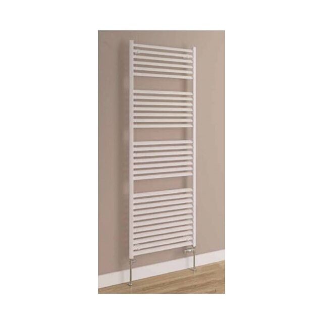 Alt Tag Template: Buy Eastbrook Velor Straight Aluminium Towel Rail 600mm H x 500mm W Matt White - Electric Only Thermostatic by Eastbrook for only £295.14 in Eastbrook Co., Electric Thermostatic Towel Rails Vertical at Main Website Store, Main Website. Shop Now