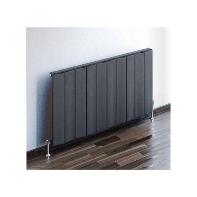 Alt Tag Template: Buy Eastbrook Fairford Horizontal Aluminium Radiator 600mm H x 375mm W Matt Anthracite - Dual Fuel Standard Thermostatic by Eastbrook for only £361.12 in Eastbrook Co., Dual Fuel Thermostatic Horizontal Radiators at Main Website Store, Main Website. Shop Now