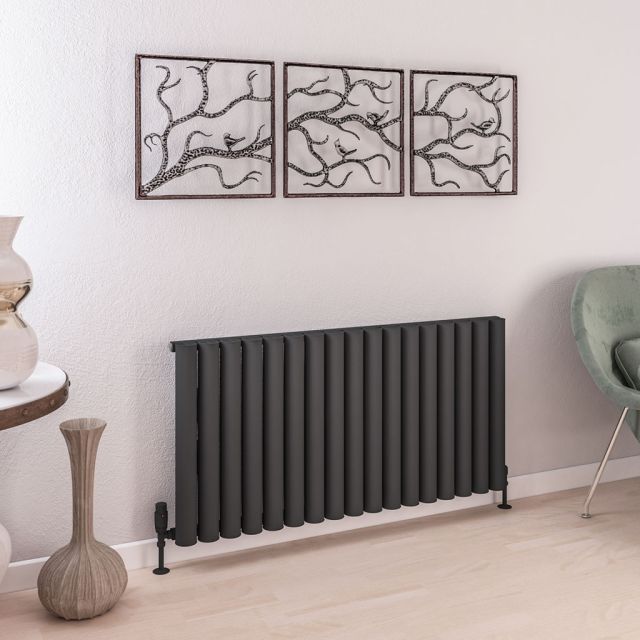Alt Tag Template: Buy Eastbrook Burford Horizontal Aluminium Radiator 600mm H x 1185mm W Matt Anthracite - Central Heating by Eastbrook for only £756.80 in Radiators, Aluminium Radiators, View All Radiators, Eastbrook Co., Eastbrook Co. Radiators at Main Website Store, Main Website. Shop Now