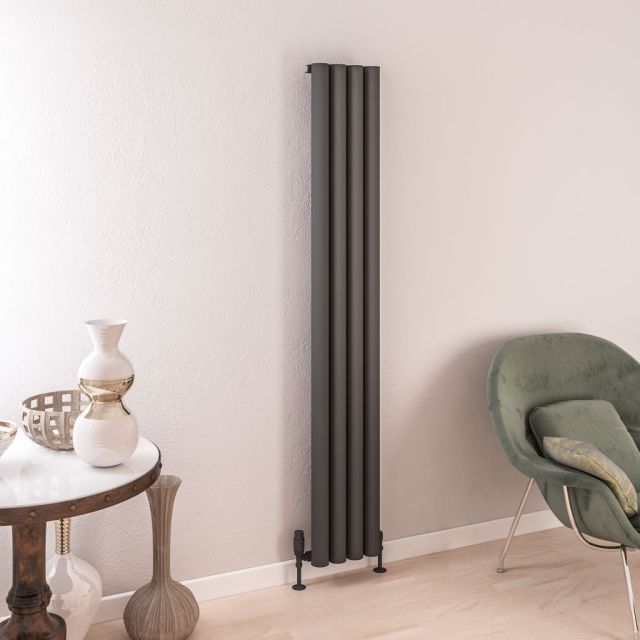 Alt Tag Template: Buy Eastbrook Burford Vertical Aluminium Radiator 1800mm H x 375mm W Matt Anthracite - Central Heating by Eastbrook for only £517.10 in Radiators, Aluminium Radiators, View All Radiators, Eastbrook Co., Eastbrook Co. Radiators at Main Website Store, Main Website. Shop Now