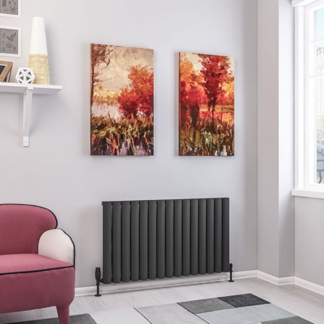 Alt Tag Template: Buy Eastbrook Kelmscott Horizontal Aluminium Radiator 600mm H x 835mm W - Matt Anthracite - Central Heating by Eastbrook for only £521.28 in Radiators, Aluminium Radiators, View All Radiators, Eastbrook Co., Eastbrook Co. Radiators at Main Website Store, Main Website. Shop Now