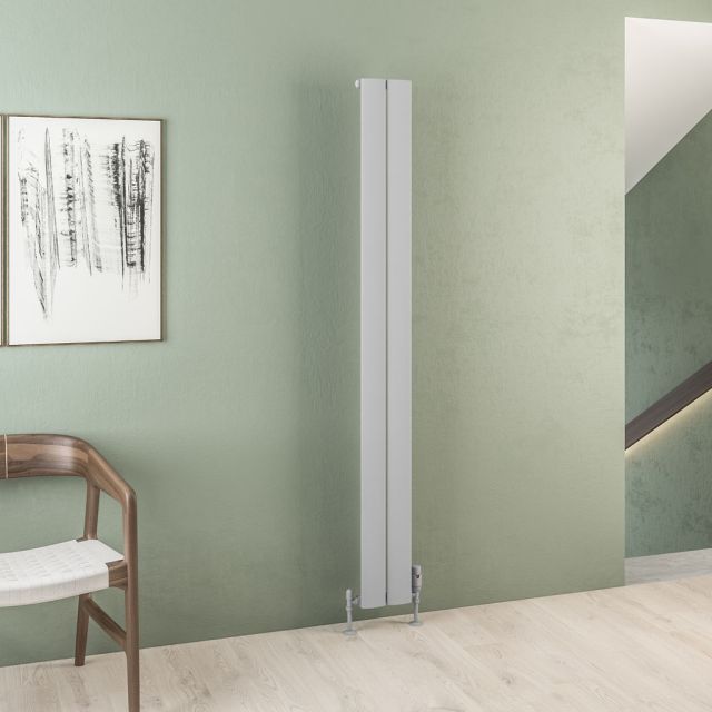 Alt Tag Template: Buy Eastbrook Malmesbury 1800mm H x 185mm W Vertical Aluminium Radiator Matt Grey - Electric Only Thermostatic by Eastbrook for only £337.12 in Eastbrook Co., Electric Thermostatic Vertical Radiators at Main Website Store, Main Website. Shop Now