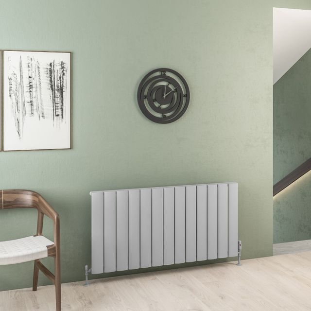 Alt Tag Template: Buy Eastbrook Malmesbury 600mm H X 1230mm W Horizontal Aluminium Radiator Matt Grey - Dual Fuel Thermostatic by Eastbrook for only £714.91 in Shop By Brand, Radiators, Dual Fuel Radiators, Eastbrook Co., Dual Fuel Thermostatic Radiators, Eastbrook Co. Radiators, Dual Fuel Thermostatic Horizontal Radiators at Main Website Store, Main Website. Shop Now