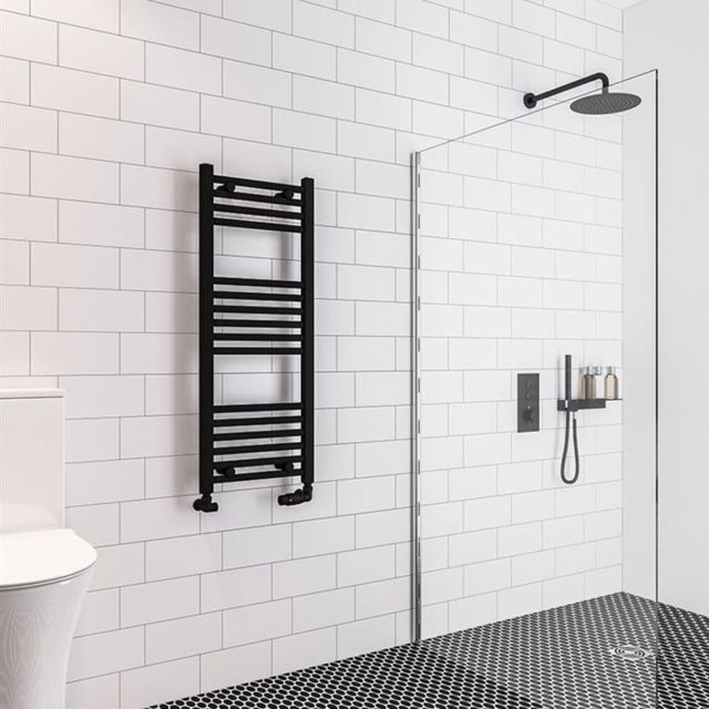 Alt Tag Template: Buy Eastbrook Wingrave Steel Matt Black Straight Heated Towel Rail 1000mm H x 400mm W Central Heating by Eastbrook for only £95.68 in Towel Rails, Eastbrook Co., Heated Towel Rails Ladder Style, Eastbrook Co. Heated Towel Rails, Black Ladder Heated Towel Rails at Main Website Store, Main Website. Shop Now