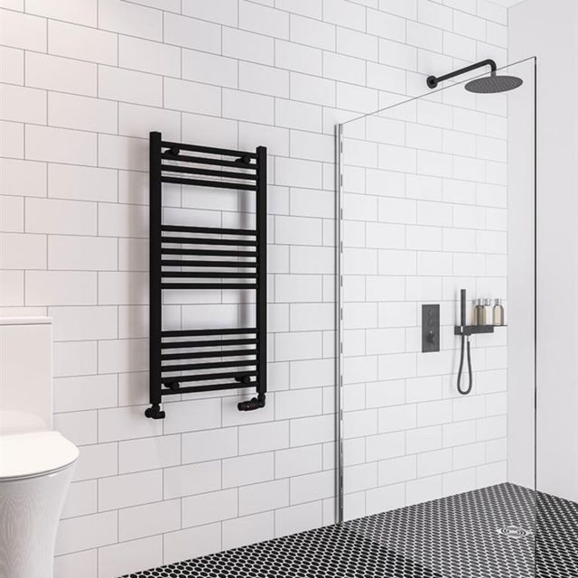 Alt Tag Template: Buy Eastbrook Wingrave Steel Matt Black Straight Heated Towel Rail 1000mm H x 500mm W Electric Only - Thermostatic by Eastbrook for only £200.16 in Towel Rails, Electric Thermostatic Towel Rails, Eastbrook Co., Heated Towel Rails Ladder Style, Electric Thermostatic Towel Rails Vertical, Eastbrook Co. Heated Towel Rails, Black Ladder Heated Towel Rails at Main Website Store, Main Website. Shop Now