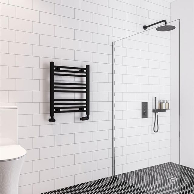 Alt Tag Template: Buy Eastbrook Wingrave Steel Matt Black Straight Heated Towel Rail 600mm H x 500mm W Central Heating by Eastbrook for only £82.24 in Towel Rails, Eastbrook Co., Heated Towel Rails Ladder Style, Eastbrook Co. Heated Towel Rails, Black Ladder Heated Towel Rails at Main Website Store, Main Website. Shop Now