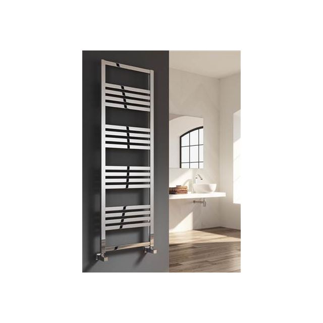 Alt Tag Template: Buy Reina Bolca Aluminium Designer Heated Towel Rail 1200mm H x 485mm W Satin Dual Fuel - Standard by Reina for only £469.44 in Towel Rails, Dual Fuel Towel Rails, Reina, Designer Heated Towel Rails, Dual Fuel Standard Towel Rails, Aluminium Designer Heated Towel Rails, Reina Heated Towel Rails at Main Website Store, Main Website. Shop Now