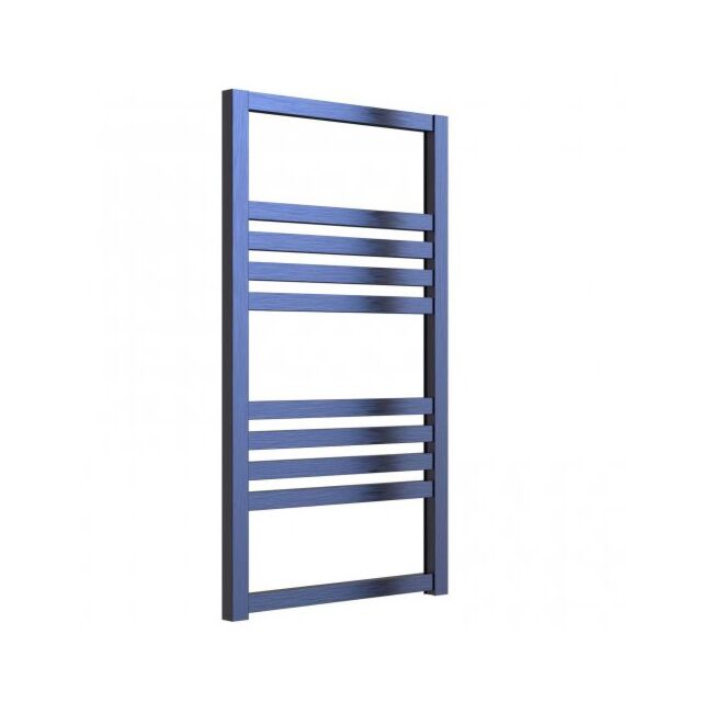 Alt Tag Template: Buy Reina Bolca Aluminium Designer Heated Towel Rail 870mm H x 485mm W Blue Satin Dual Fuel - Standard by Reina for only £409.92 in Towel Rails, Dual Fuel Towel Rails, Reina, Designer Heated Towel Rails, Dual Fuel Standard Towel Rails, Aluminium Designer Heated Towel Rails, Reina Heated Towel Rails at Main Website Store, Main Website. Shop Now