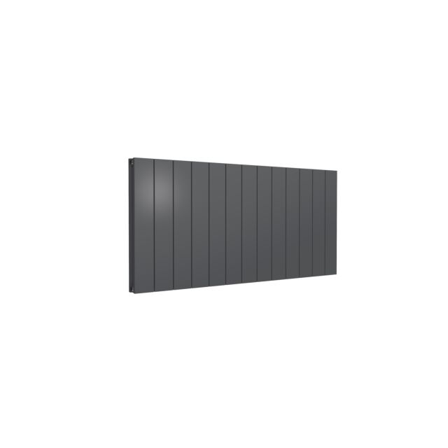 Alt Tag Template: Buy Reina Casina Aluminium Anthracite Double Panel Horizontal Designer Radiator 600mm H x 1230mm W - Dual Fuel - Standard by Reina for only £729.84 in Reina, Dual Fuel Standard Horizontal Radiators at Main Website Store, Main Website. Shop Now