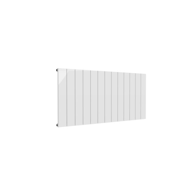 Alt Tag Template: Buy Reina Casina Aluminium White Single Panel Horizontal Designer Radiator 600mm H x 1230mm W - Electric Only - Standard by Reina for only £508.96 in Reina, Electric Standard Radiators Horizontal at Main Website Store, Main Website. Shop Now