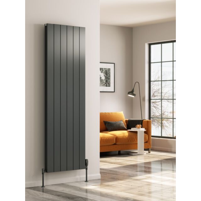 Alt Tag Template: Buy Reina Casina Aluminium Anthracite Double Panel Vertical Designer Radiator 1800mm x 470mm - Central Heating by Reina for only £587.76 in Radiators, Aluminium Radiators, Reina, Designer Radiators, Vertical Designer Radiators, Reina Designer Radiators, Aluminium Vertical Designer Radiator, Anthracite Vertical Designer Radiators at Main Website Store, Main Website. Shop Now