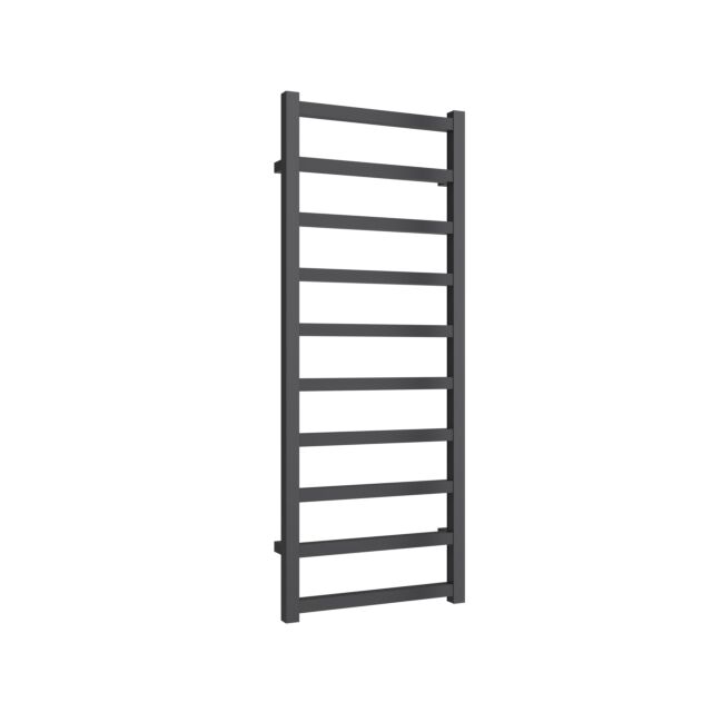 Alt Tag Template: Buy Reina Fano Aluminium Designer Heated Towel Rail 1240mm H x 485mm W Anthracite Dual Fuel - Thermostatic by Reina for only £405.70 in Reina, Dual Fuel Thermostatic Towel Rails at Main Website Store, Main Website. Shop Now