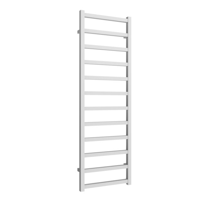 Alt Tag Template: Buy Reina Fano Aluminium Designer Heated Towel Rail 1500mm H x 485mm W White Dual Fuel - Thermostatic by Reina for only £454.80 in Reina, Dual Fuel Thermostatic Towel Rails at Main Website Store, Main Website. Shop Now