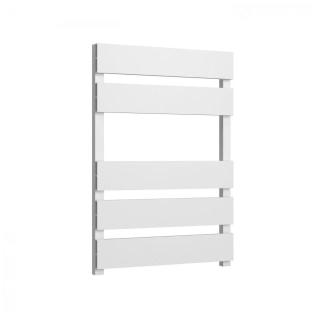 Alt Tag Template: Buy Reina Fermo Aluminium Designer Heated Towel Rail 710mm H x 480mm W White Dual Fuel - Thermostatic by Reina for only £335.76 in Reina, Dual Fuel Thermostatic Towel Rails at Main Website Store, Main Website. Shop Now