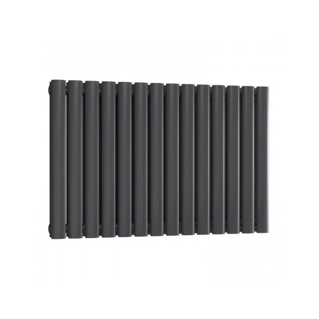 Alt Tag Template: Buy Reina Neval Aluminium Single Panel Horizontal Radiator 600mm H x 817mm W Anthracite Dual Fuel Standard by Reina for only £488.78 in Radiators, Dual Fuel Radiators, View All Radiators, Reina, Dual Fuel Standard Radiators, Reina Designer Radiators, Dual Fuel Standard Horizontal Radiators at Main Website Store, Main Website. Shop Now