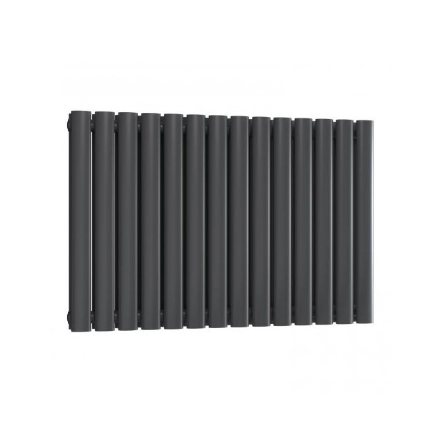 Alt Tag Template: Buy Reina Neval Aluminium Single Panel Horizontal Radiator 600mm H x 817mm W Anthracite Dual Fuel Thermostatic by Reina for only £518.78 in Radiators, Dual Fuel Radiators, View All Radiators, Reina, Dual Fuel Thermostatic Radiators, Reina Designer Radiators, Dual Fuel Thermostatic Horizontal Radiators at Main Website Store, Main Website. Shop Now