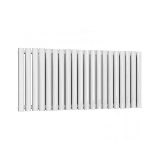 Alt Tag Template: Buy Reina Neval Aluminium Double Panel Horizontal Radiator 600mm H x 1171mm W White Dual Fuel Thermostatic by Reina for only £886.32 in Reina, Reina Designer Radiators, Dual Fuel Thermostatic Horizontal Radiators at Main Website Store, Main Website. Shop Now
