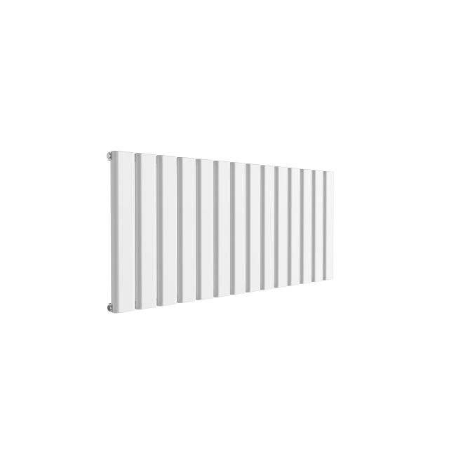 Alt Tag Template: Buy Reina Vicari Aluminium White Single Panel Horizontal Designer Radiator 600mm H x 1400mm W - Electric Only - Thermostatic by Reina for only £644.61 in Reina, Electric Thermostatic Horizontal Radiators at Main Website Store, Main Website. Shop Now